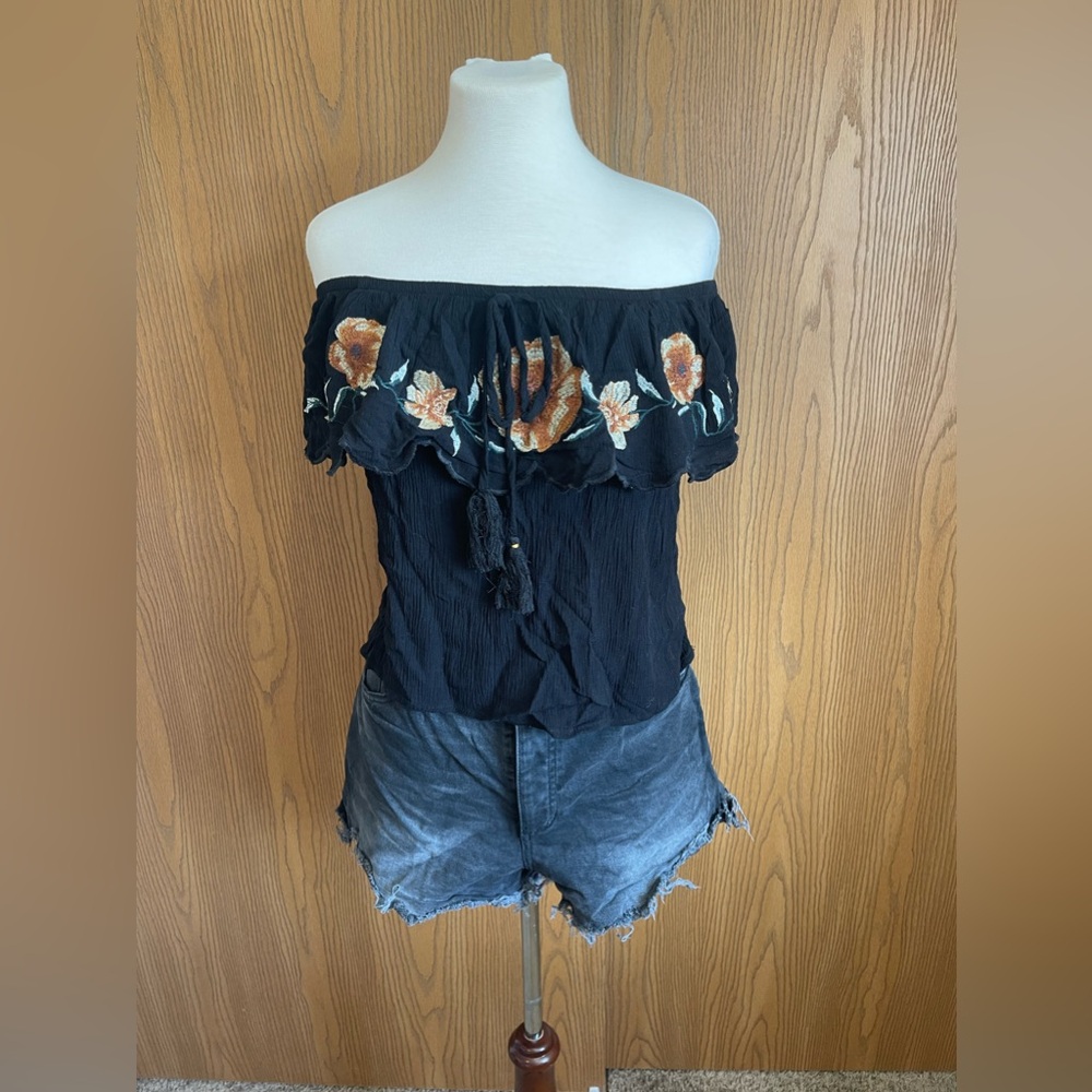 Floral Off The Shoulder Top